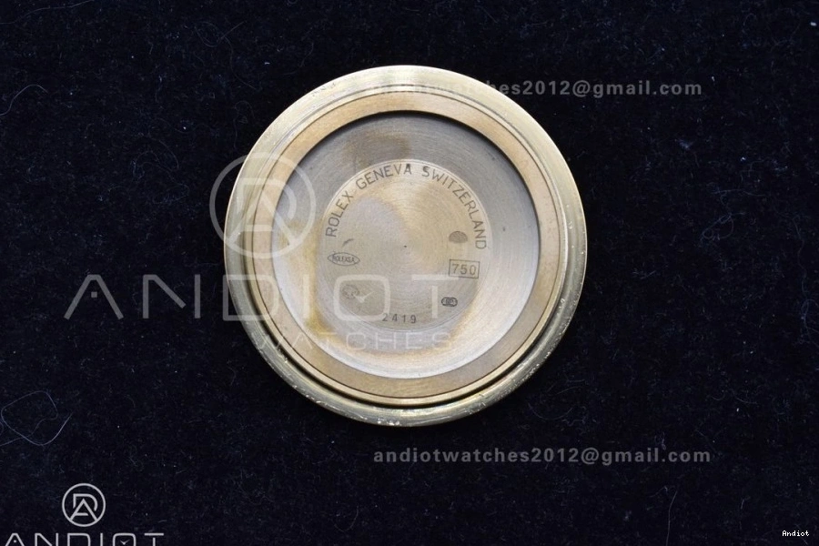 Dial DayDate Bracelet YG Markers On Tungsten White Steel A2836 40 GMF V2 President Stick 904L Weighted 0223